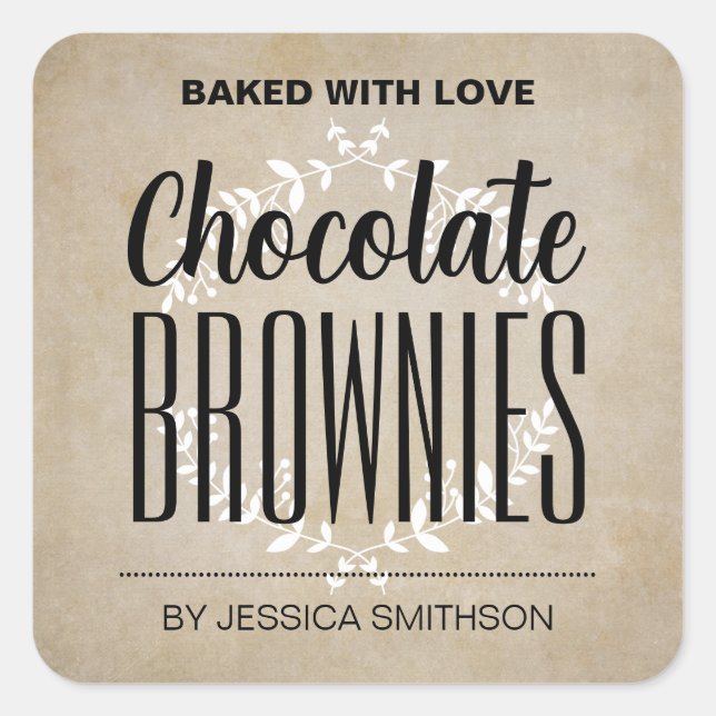 Customise Homemade label HM001_08sqv3 (Front)