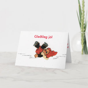 Customise Icelandic Christmas Card
