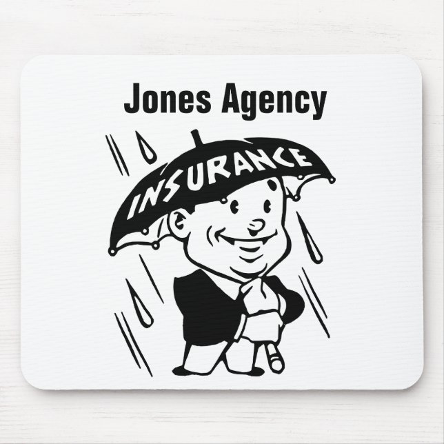Customise Insurance Agent or Agency Mouse Pad (Front)
