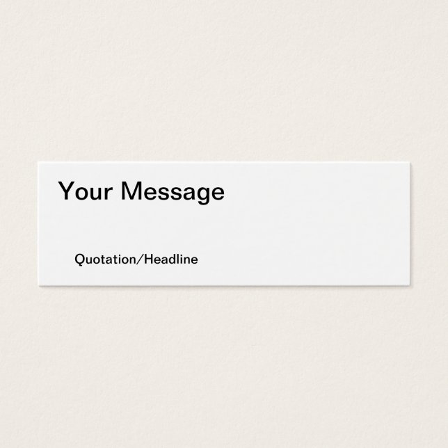 Customise It! Bookmark (Front)