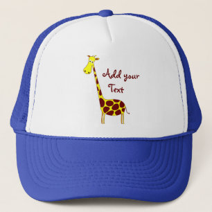 Customise It! Cute Giraffe Design Trucker Hat