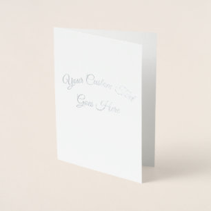 Customise It! Foil Card
