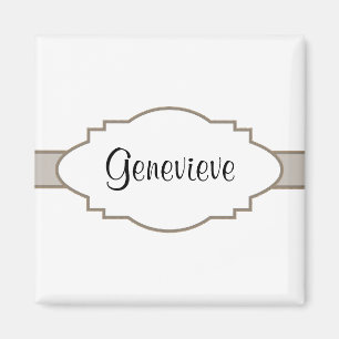 Customise It! Nameplate Magnet