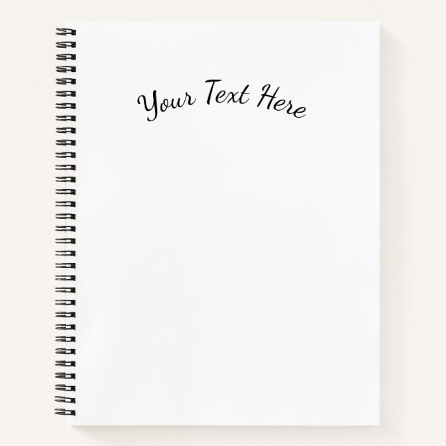 Customise It! Notebook (Front)