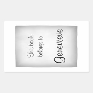 Customise It! Solid Pattern Base Rectangular Sticker