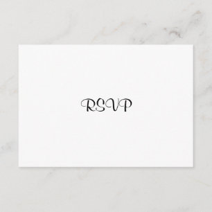 Customise It! Solid Pattern Base RSVP Card