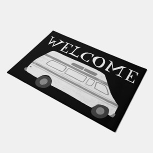 Customise it! WELCOME Camper Vintage Vanlife RV Doormat