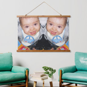 Customise it with Your photo horizontal art  Hanging Tapestry