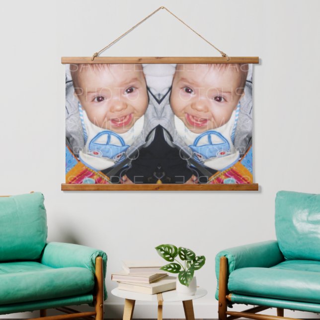 Customise it with Your photo horizontal art  Hanging Tapestry (Living Room)