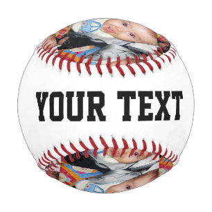 Customise it with Your photo pattern and text Baseball
