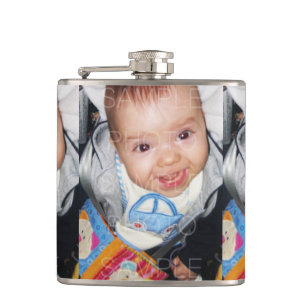 Customise it with Your photo pattern Hip Flask