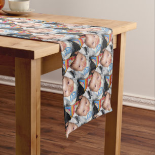 Customise it with Your photo pattern Long Table Runner
