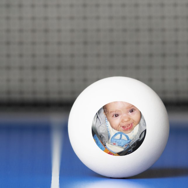 Customise it with Your photo text Ping Pong Ball (Net)
