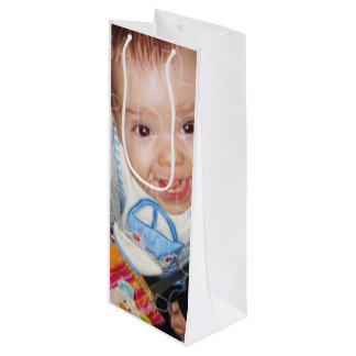 Customise it with Your photos Wine Gift Bag