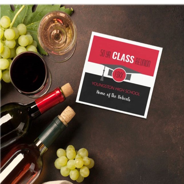 Customise it! Your Year & School Reunion Napkins (Creator Uploaded)