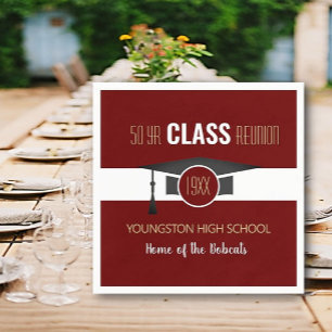 Customise it! Your Year & School Reunion Napkins