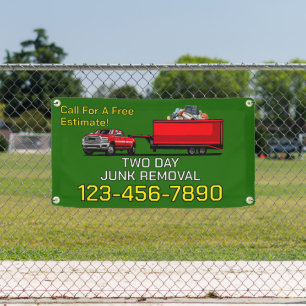 Customise Junk Removal Business Promotional Banner