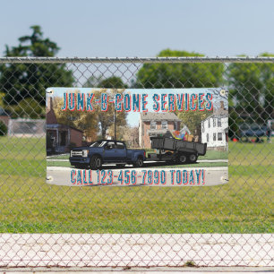 Customise Junk Trash Hauling Service Promotional Banner