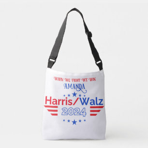 Customise Kamala Harris Tim Walz  2024 Tote Bag