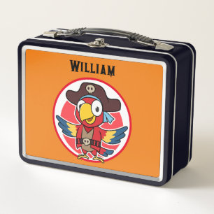 Customise Kids Pirate Theme Lunch Box