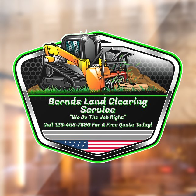 Customise Land Clearing Mulching Service Logo  (Sheet 2)