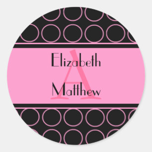 Customise Last Name Initial and First Name Sticker