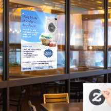 Customise Laundromat Laundry Service Wash and Fold