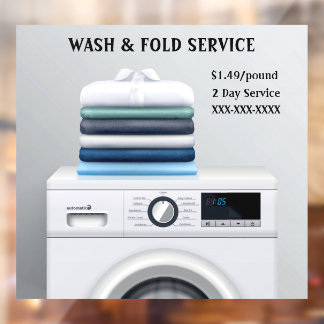 Customise Laundromat Wash and Fold Service
