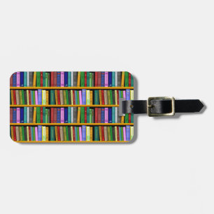Customise Library Design Luggage Tag