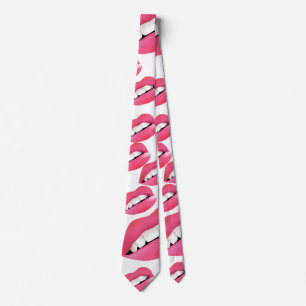 Customise Lips Party Tie