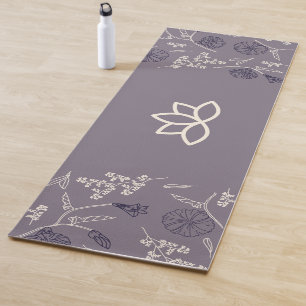 Customise Logo Modern Lotus Yoga Mat