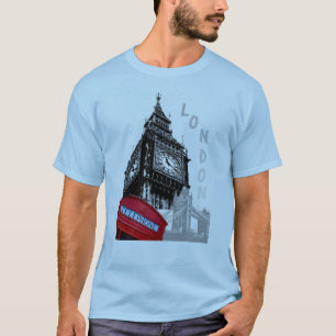 Customise London Big Ben Clock Tower Westminster T-Shirt