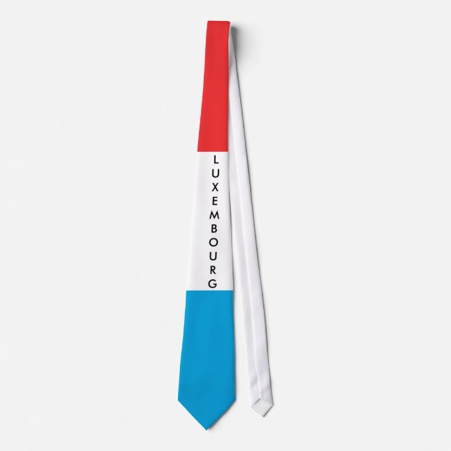 Customise Luxembourg Flag Tie (Front)