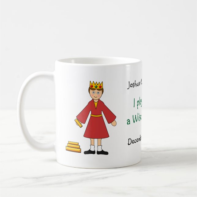 Customise Me -- Children's Nativity King /Wise Man Coffee Mug (Left)