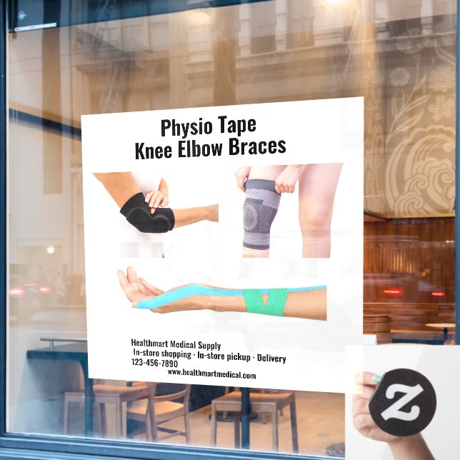Customise Medical Supply Physio Tape Knee Elbow  (Cafe Window)