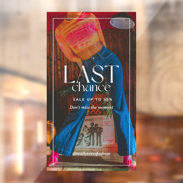 Customise Minimal Modern 90s Fashion Sale Clearanc (Sheet 2)