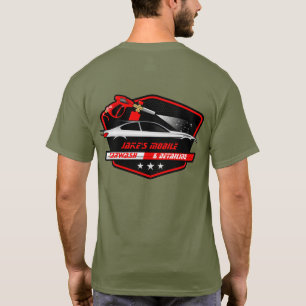 Customise Mobile Car Wash Detailing Business Tee