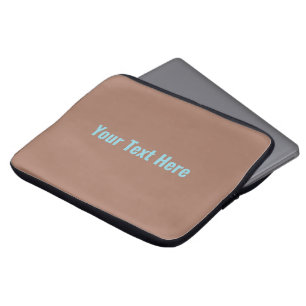 Customise Mocha Mousse colour of the year 2025 Laptop Sleeve