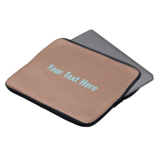 Customise Mocha Mousse colour of the year 2025 Laptop Sleeve