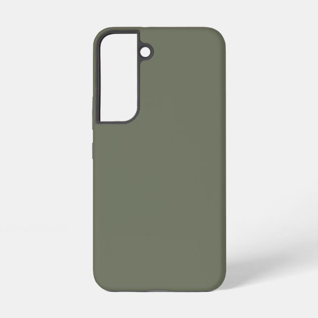 Customise Moss Green Samsung Galaxy S22 Case (Back)