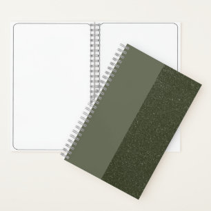 Customise Moss Green Sketchbook – Right Split Notebook