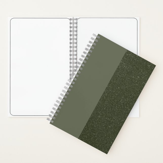 Customise Moss Green Sketchbook – Right Split Notebook (Inside)