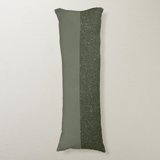 Customise Moss Green Split Body Pillow (Front Vertical)