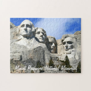 Customise Mount Rushmore National Memorial photo Jigsaw Puzzle