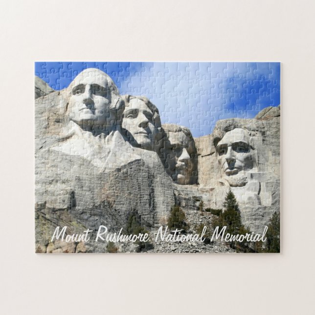 Customise Mount Rushmore National Memorial photo Jigsaw Puzzle (Horizontal)