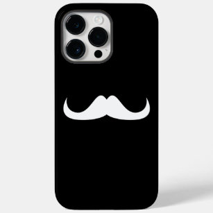 Customise Moustache Black and White Case-Mate iPhone 14 Pro Max Case