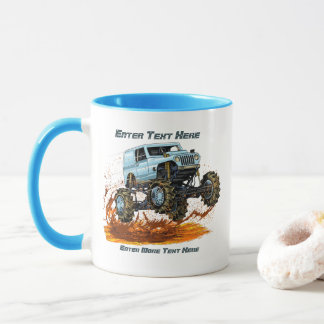 Customise Mud Bogging 4 X 4 Off Road Vehicle Mug