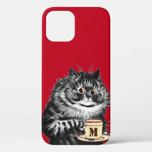 Customise Mug Initial, Louis Wain iPhone 12 Case