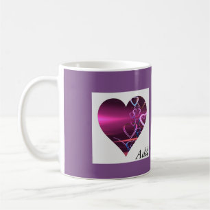 Customise Mug Purple Heart