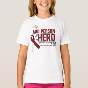 Customise MY HERO:  Head & Neck Cancer T-Shirt